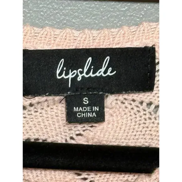 NWOT Lipslide Crotched Detailed Floral Lace Top Small Beautiful Pink Flowy - Picture 3 of 6